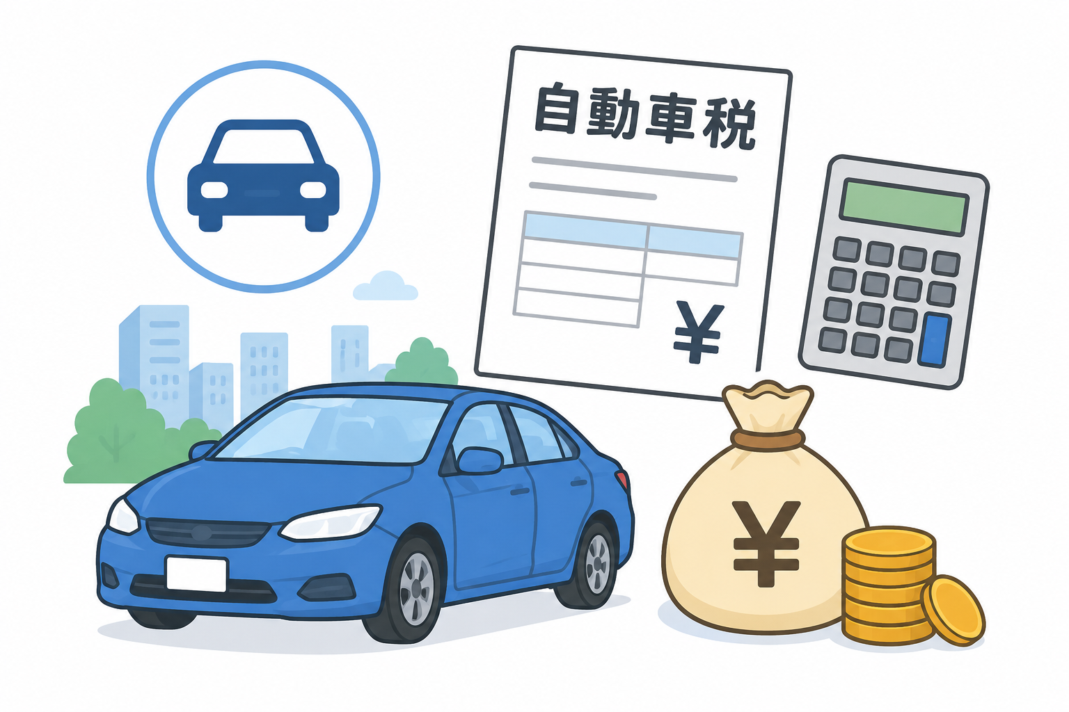 【自動車登録】自動車税、種別割と環境性能割