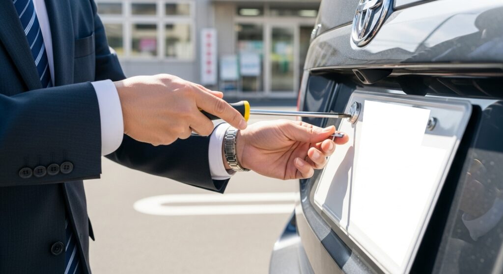 【出張封印】自動車のナンバーの封印が取れた時はどうする？