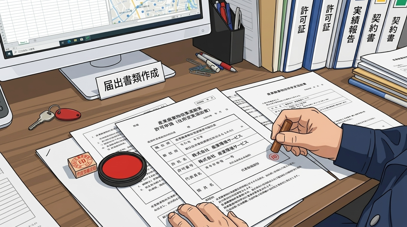 【産廃】産業廃棄物収集運搬業の「変更届」が必要なケースとは？