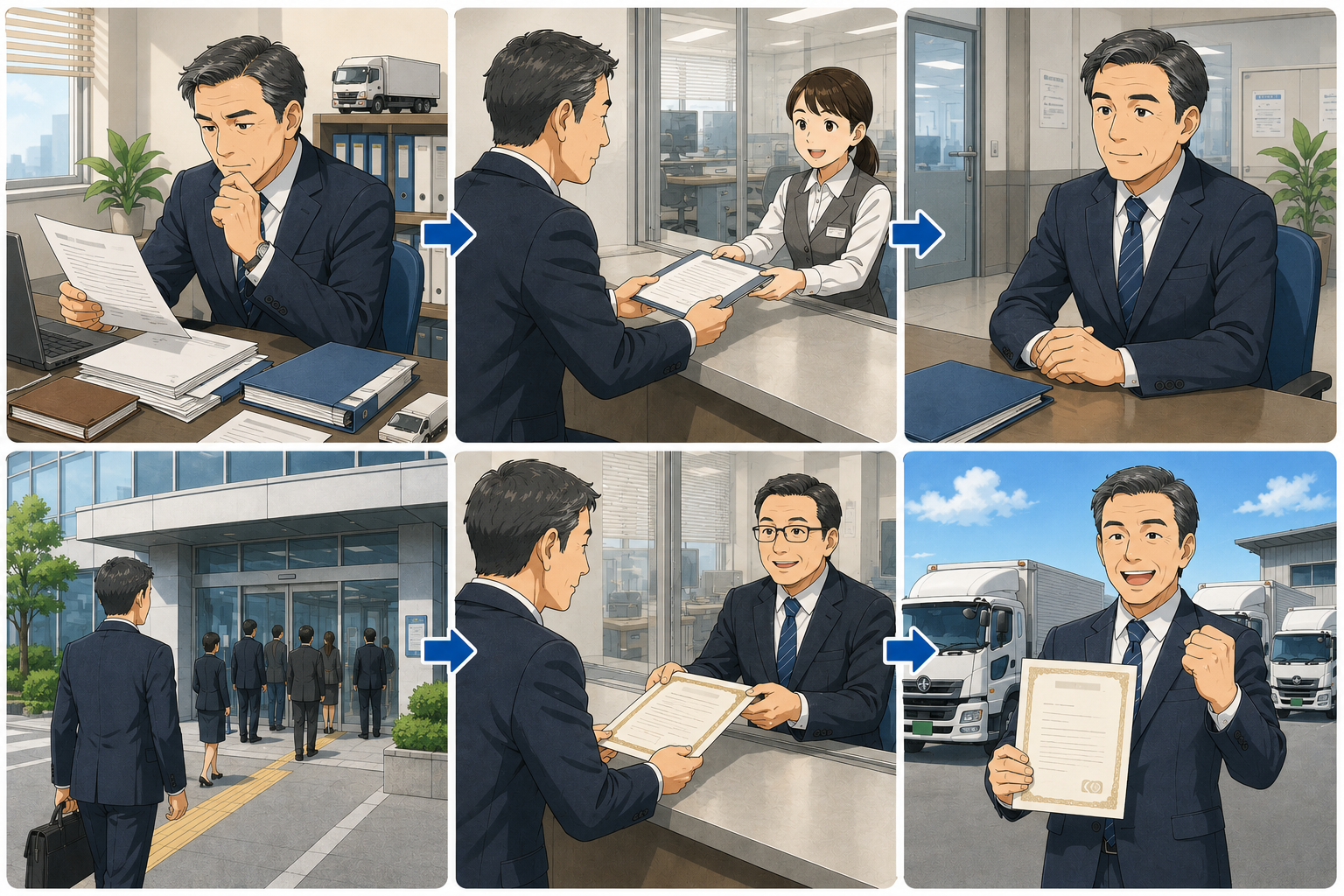 【運送業許可】一般貨物自動車運送事業許可に関するまとめ