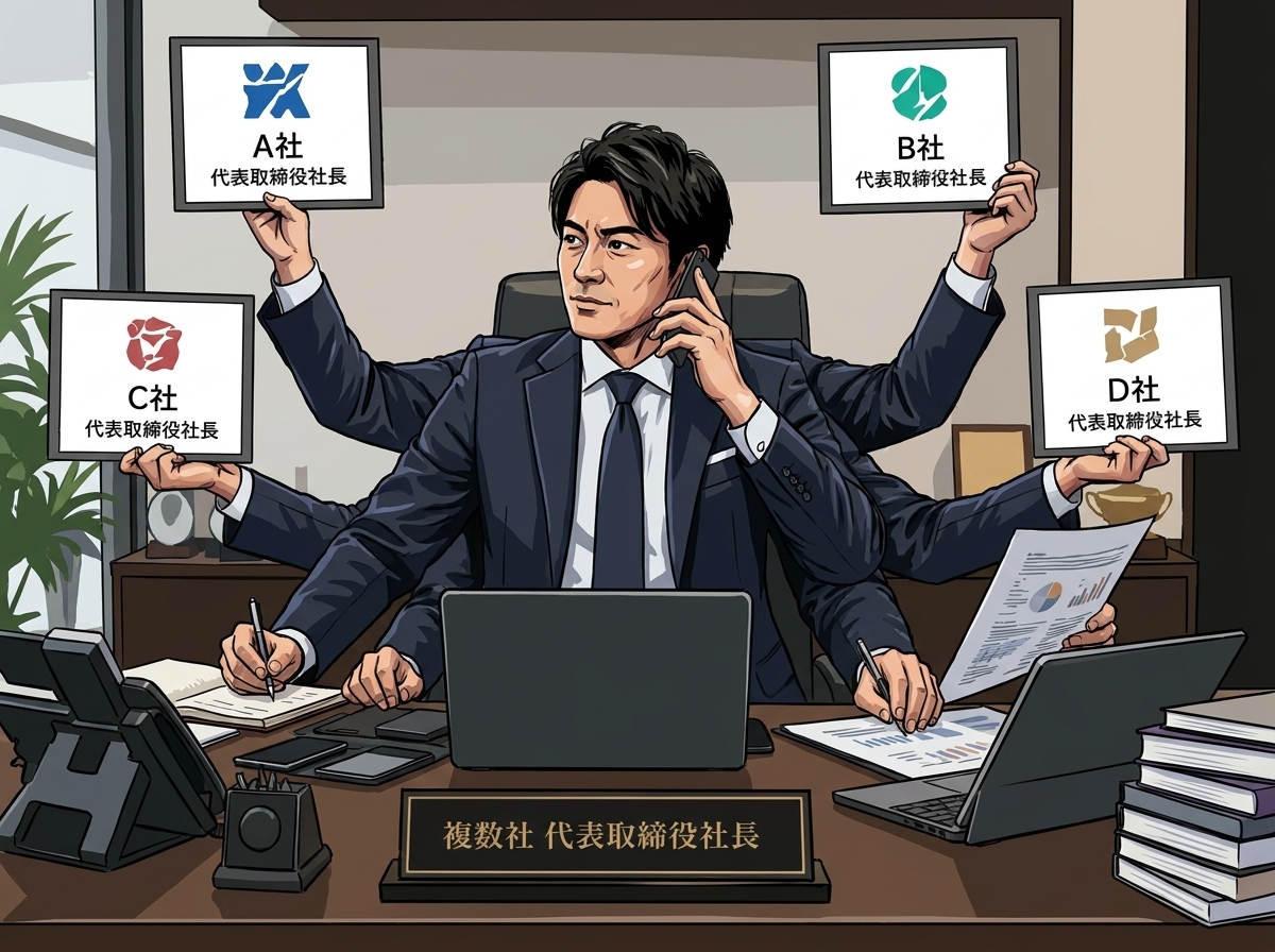 【宅建業】宅建業の社長は他社の社長を兼務する事は可能なのか！？