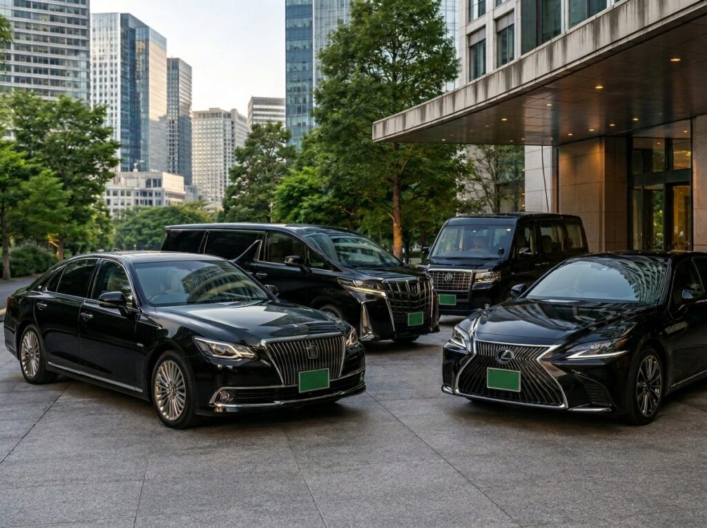 【都市型ハイヤー】都市型ハイヤーで使用できる車両